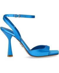 Sergio Levantesi - Tania heelblaue sandale mit absatz - Lyst