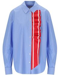 Essentiel Antwerp - Juf Light Blue Shirt - Lyst