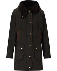 Barbour - BOWER WAX OLIVPARKA - Lyst