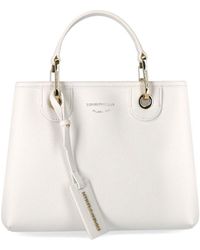Emporio Armani - Myea Small White Shopping Bag - Lyst