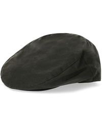 Barbour - Olijfwaxed Flat Cap - Lyst