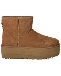 UGG - Classic Mini Platform Chestnut Boot - Lyst