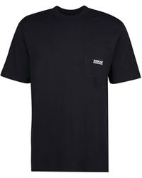 Barbour - Camiseta radok pocket tee negra international - Lyst
