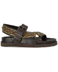 Ash - Unica Dark Flat Sandal - Lyst