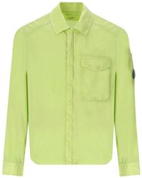 C.P. Company - Chrome-R Pocket Pear Overshirt - Lyst