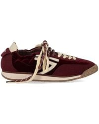PURAAI - 6.02 Panther Velvet Wine Sneaker - Lyst