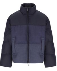 Emporio Armani - Degradé e wattierte jacke - Lyst