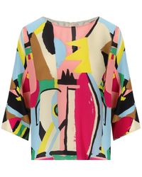 Weekend by Maxmara - Pomposa Multicolored Blouse - Lyst