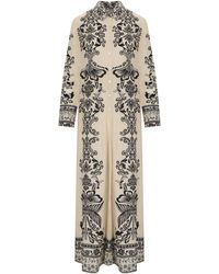 PAHIESA FORMENTERA - Ecru Shirt Dress - Lyst