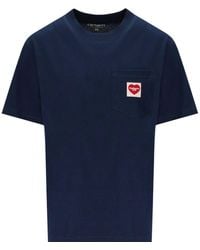 Carhartt - W' S/s Pocket Heart T-shirt - Lyst