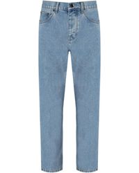 Carhartt - Newel blauw stone bleached jeans - Lyst