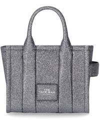 Marc Jacobs - The Galactic Glitter Crossbody Tote Silver Bag - Lyst