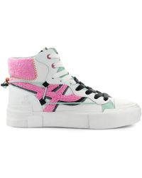 Ash Gear Mint Green Pink Trainer - White