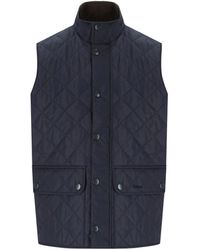 Barbour - Gilet new lowerdale navy - Lyst