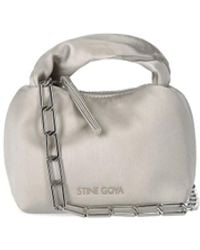 Stine Goya - ZIGGY Satin Grey Micro Bag - Lyst