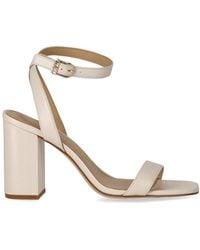Michael Kors - Sandalo Con Tacco Merriam Crema - Lyst