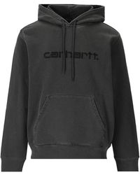 Carhartt - Sweat-shirt à capuche duster anthracite - Lyst