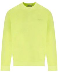 Carhartt - Felpa Duster Script Arctic Lime - Lyst