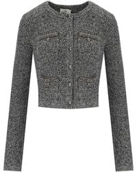 Elisabetta Franchi - Salepepe Bouclé Cardigan - Lyst
