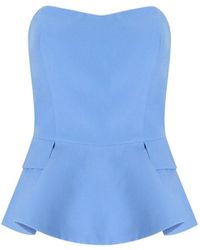 Essentiel Antwerp - Essentiel Anversa Faith Blue Top - Lyst