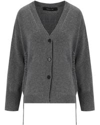 FEDERICA TOSI - Cardigan With Laces - Lyst