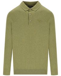 Barbour - Pima Laurel Knitted Polo Shirt - Lyst