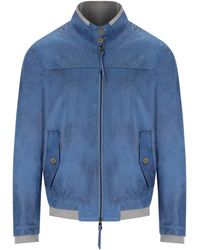 Bob - Chaqueta bomber biker sky - Lyst