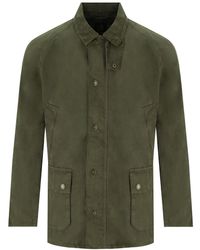 Barbour - Ashby casual olive jacke - Lyst