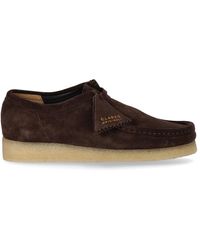 Clarks Wallabee Cup Donkerbruine Suède Loafer