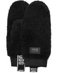 UGG Sherpa Mitten W Logo E Handschoenen - Zwart