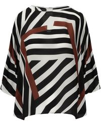 Max Mara - Blusa Camino Cacao Beachwear - Lyst