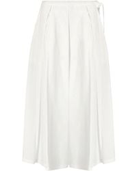 Weekend by Maxmara - Folk weisser midi-rock - Lyst