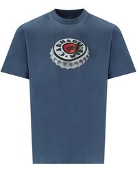 Carhartt - T-shirt s/s bottle cap naval - Lyst