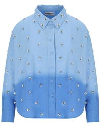 Essentiel Antwerp - Camicia Harkansas Azzurra - Lyst