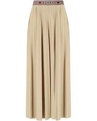 Weekend by Maxmara - Bleu sabbia plissierter rock - Lyst