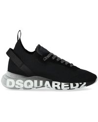 DSquared² - Sneakers basse con stampa del logo - Lyst