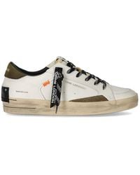Crime London - Sk8 Deluxe Weiss Militär Sneaker - Lyst