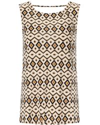 Max Mara - Beachwear Ersilia Veelkleurig Top - Lyst