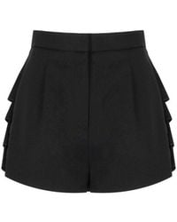 Elisabetta Franchi - Shorts With Flounces - Lyst