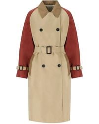 Weekend by Maxmara - Canasta Miele Reversible Trench Coat - Lyst