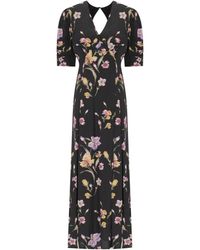 Twinset - Langes kleid mit blumen - Lyst