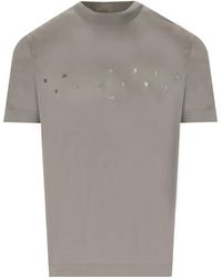 Emporio Armani - Puffy Moon T-Shirt With Logo - Lyst