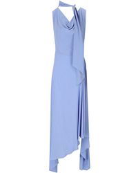 FEDERICA TOSI - Long Dress With Foulard Scarf - Lyst