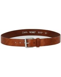 Carhartt - Cintura Script Cognac - Lyst