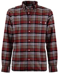 Woolrich Camicia Traditional Flannel Rosso Nera in Burgundy (Red) for Men -  Save 40% - Lyst