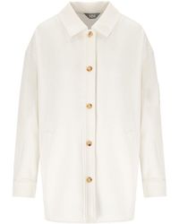 Max Mara - Mm Comma Shirt Jacket - Lyst