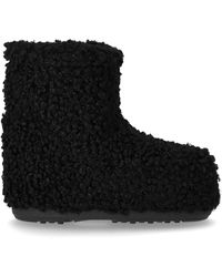 Moon Boot - Icon low faux curly er schneestiefel - Lyst