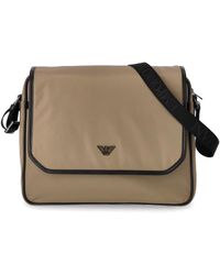Emporio Armani Messenger Tas - Naturel