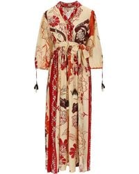 PAHIESA FORMENTERA - Ecru And Shirt Dress - Lyst