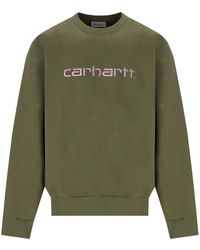 Carhartt - Military Sweatshirt Met Logo - Lyst